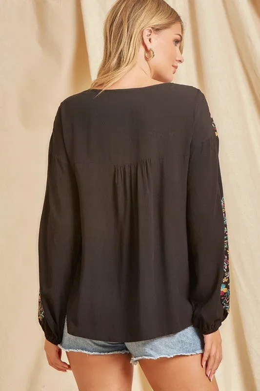 Simply Beautiful Flowy Bodice Top
