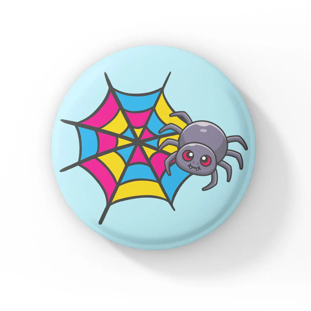 Subtle Pride Spider Badge