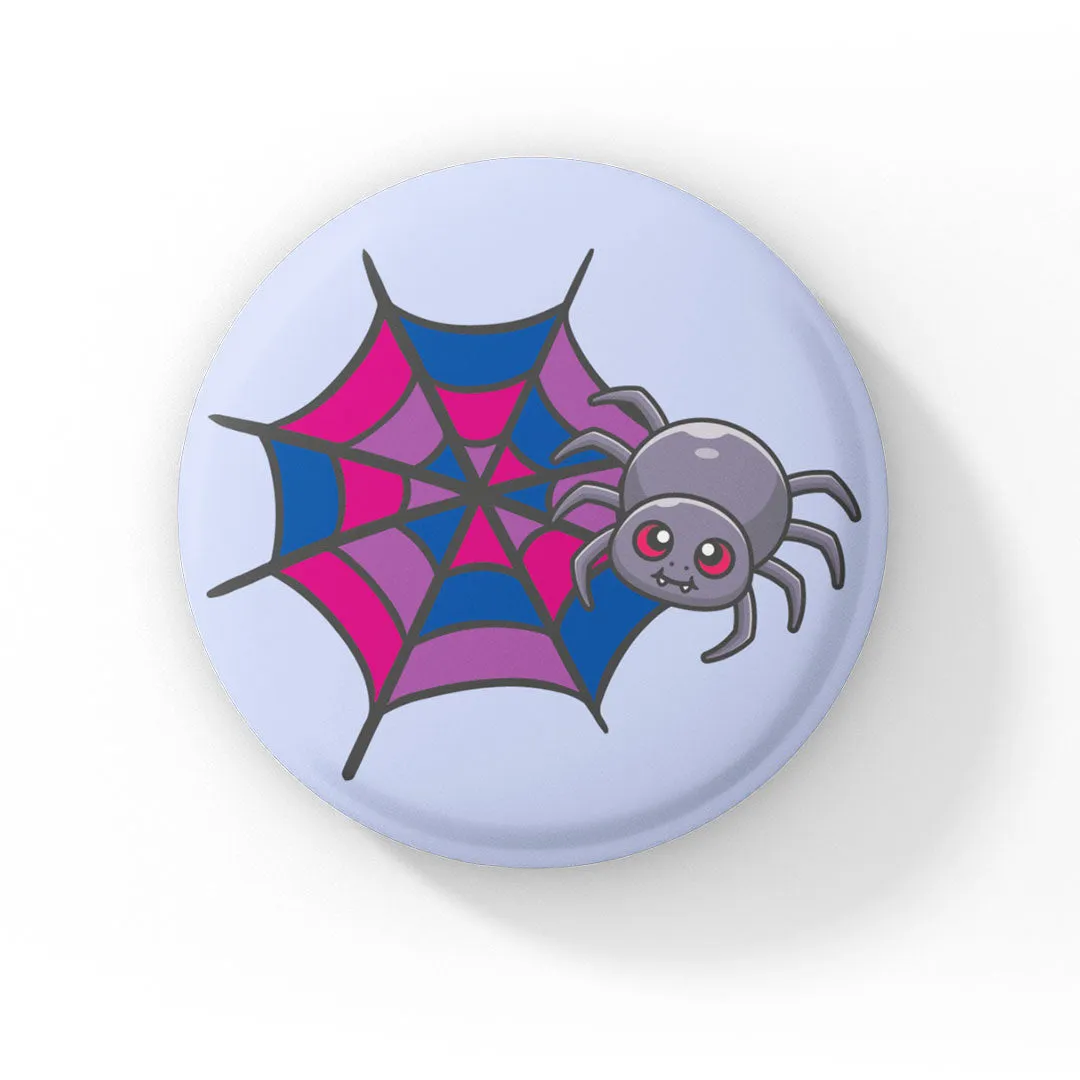 Subtle Pride Spider Badge