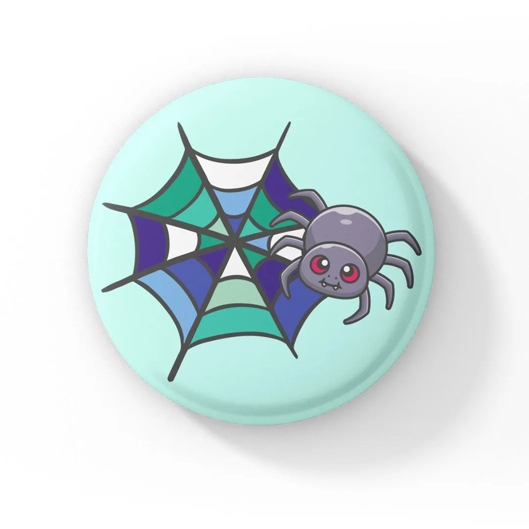 Subtle Pride Spider Badge