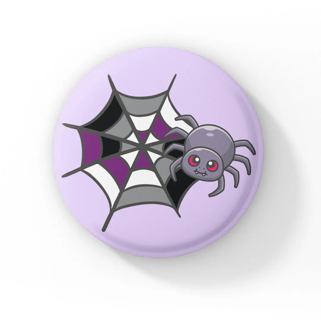Subtle Pride Spider Badge
