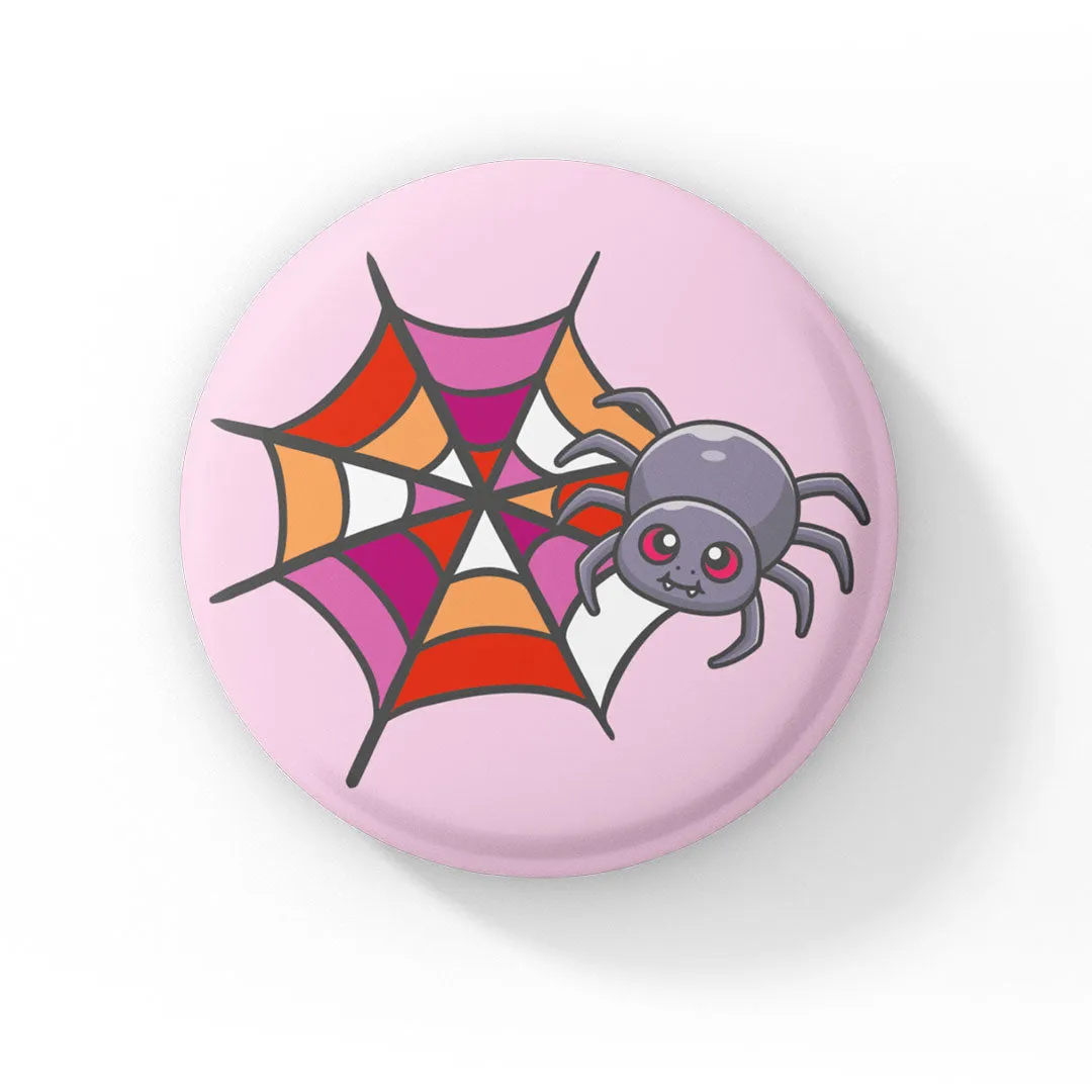Subtle Pride Spider Badge