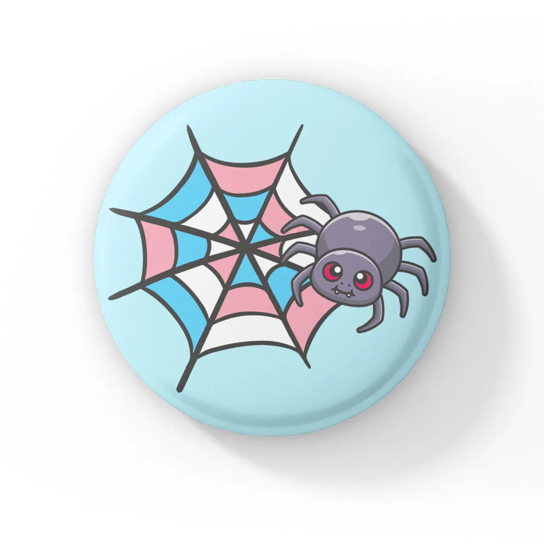 Subtle Pride Spider Badge