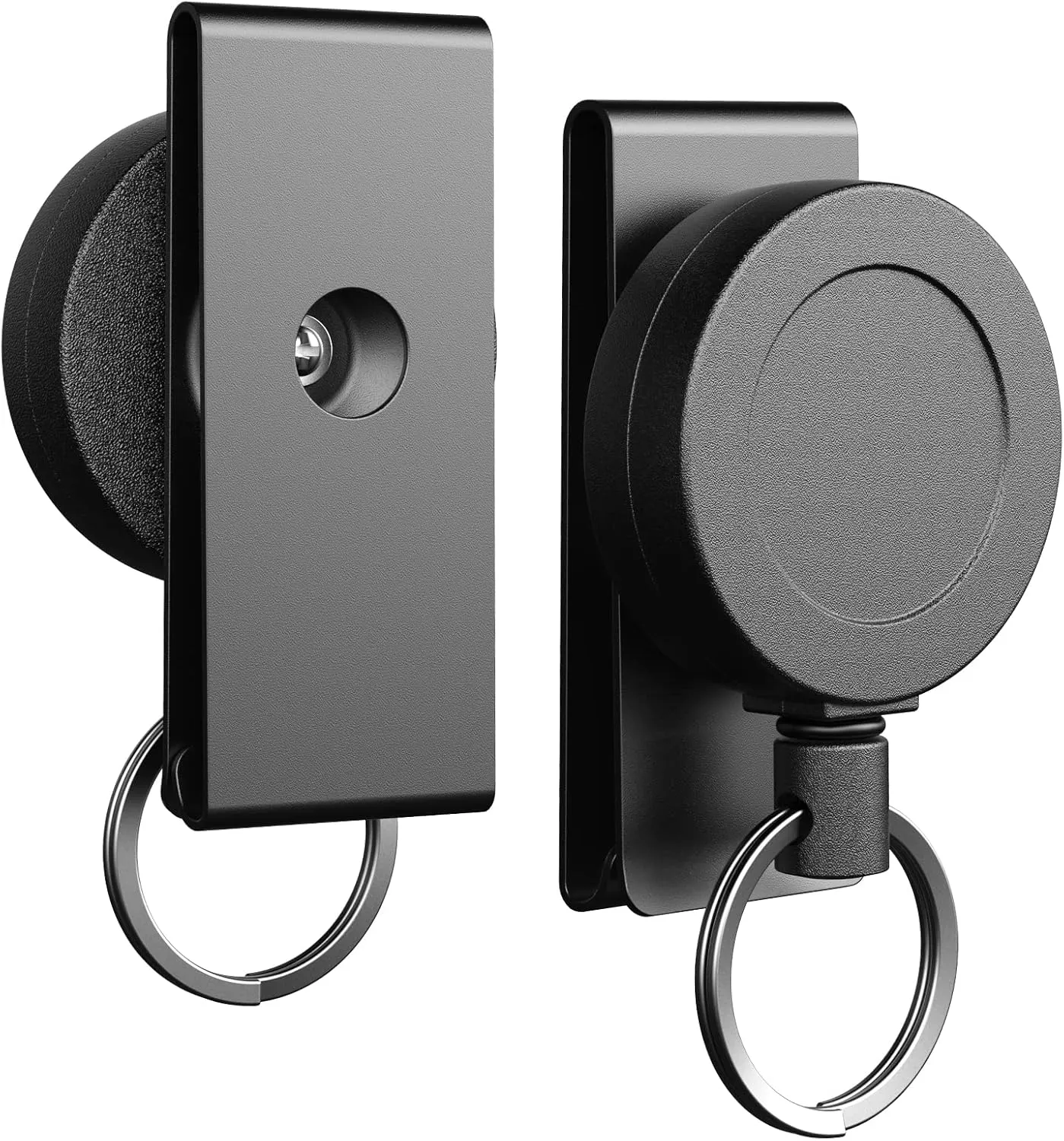 TALONITE 2 Pack Heavy Duty Retractable Keychain with Belt Clip, 360 Heavy Duty Retractable Key Ring Stealth Keychain Extender