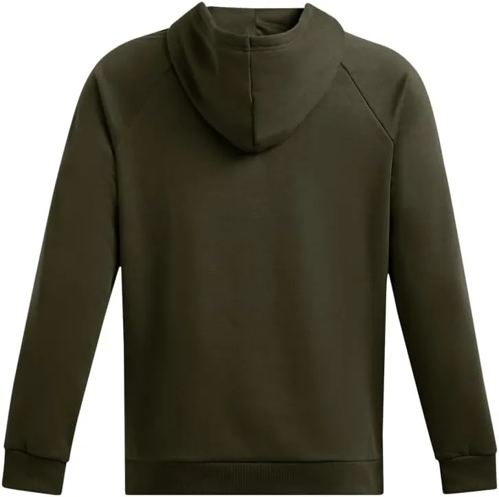 Under Armour Men's Rival Fleece Antler Wordmark Hoodie | Ultra-Soft Cotton-Blend Mens Sweatshirt | Hooded Athletic Pullover
