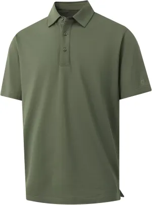VEBOON Polo Shirts for Men Short Sleeve Cotton Blend Athletic Performance Classic Regular Fit Golf Shirts