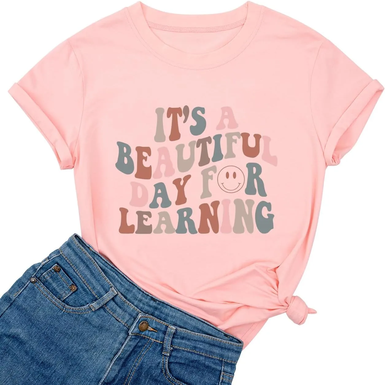 Yimoya Funny Teacher T Shirts for Women It's A Good Day to Do Math Shirt Learning Graphic Tees